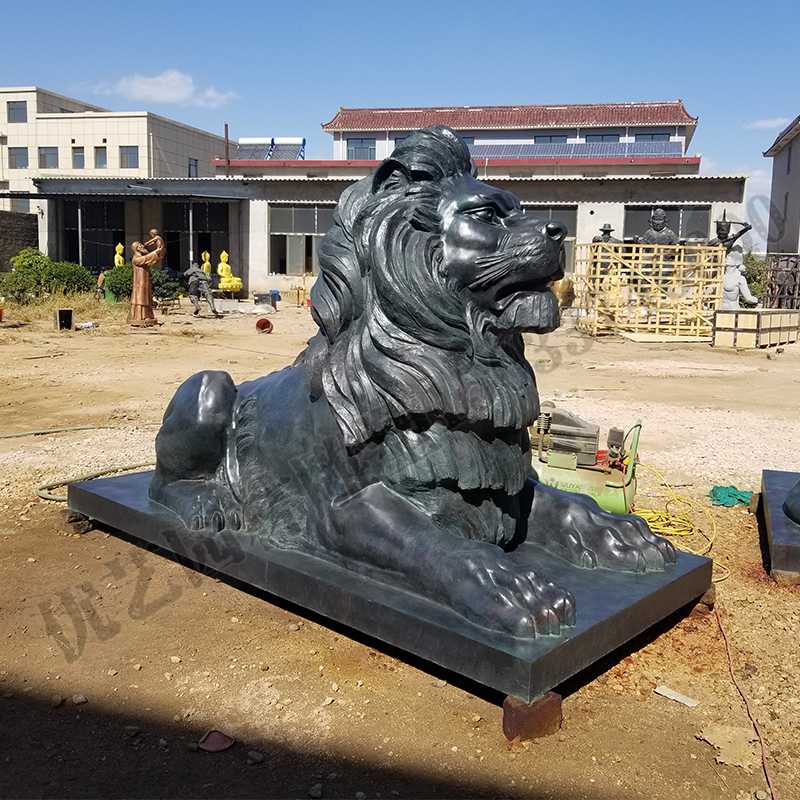 匯豐銅獅子，銅雕塑廠家，歐式銅獅子，銀行銅獅子雕塑